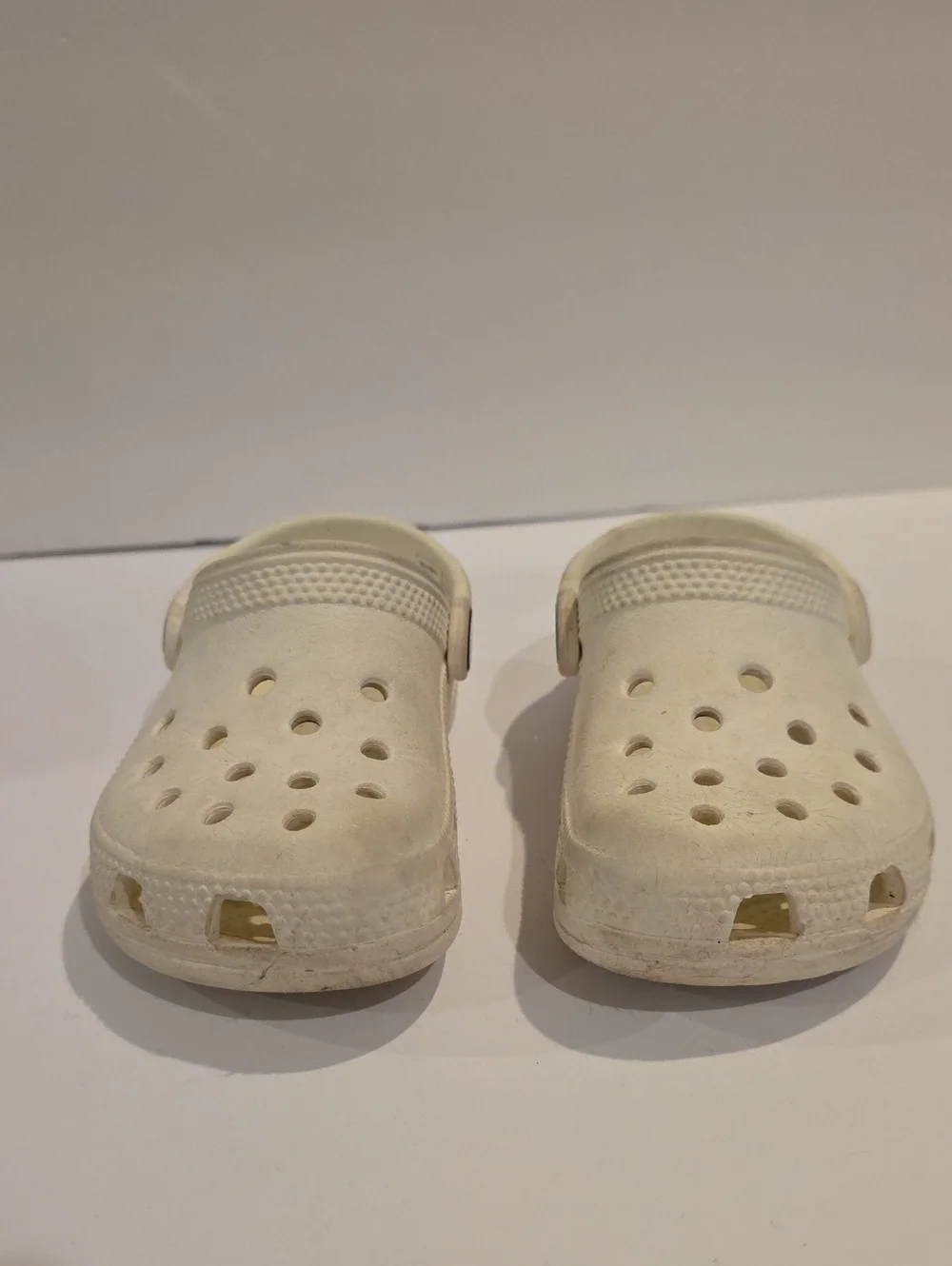 Kids White Slip-On Clogs - Comfortable Water-Friendly Shoes Crocs Size 9 C9